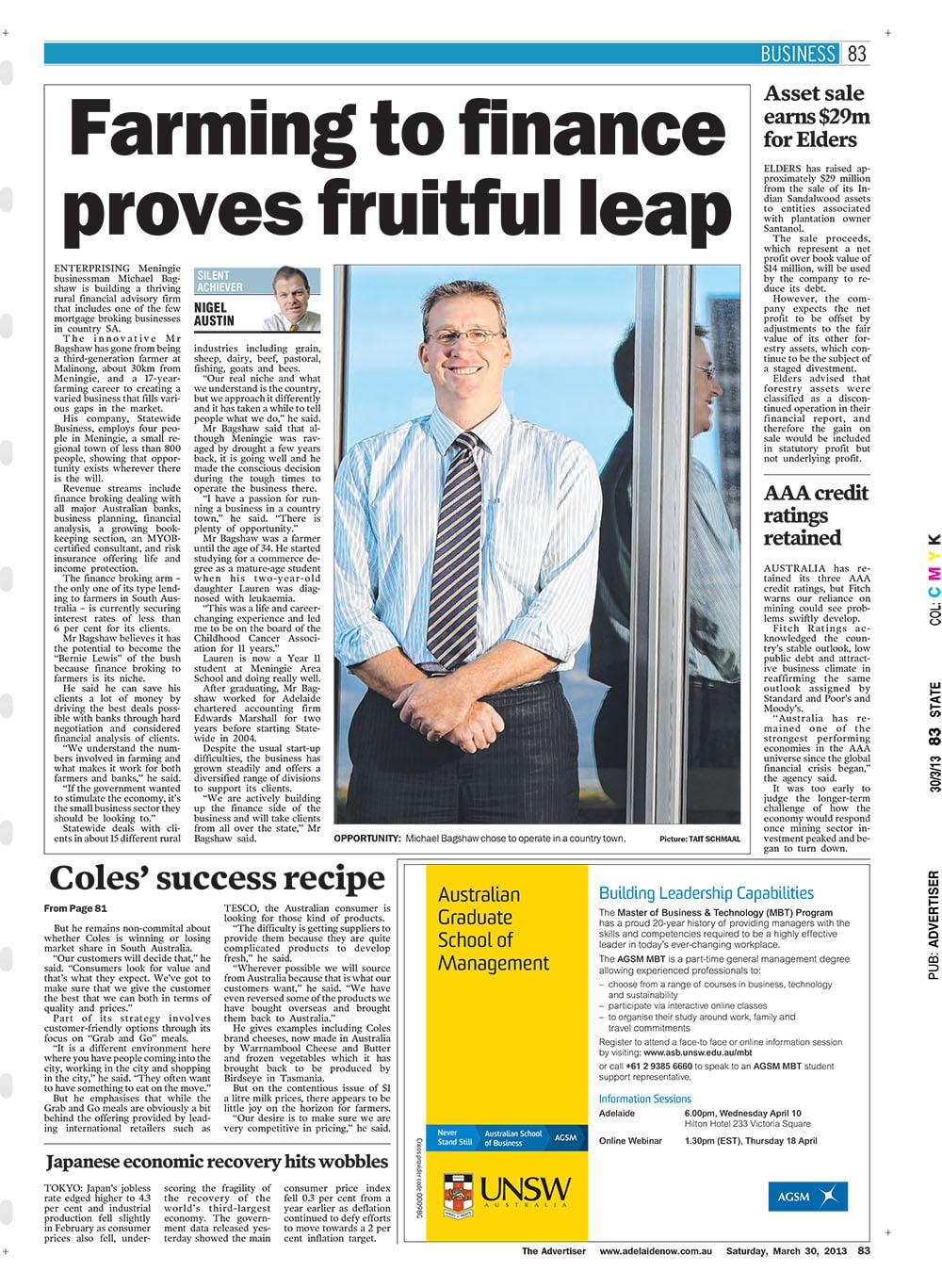 30 03 2013 StatewideBusiness Newspaper Article min